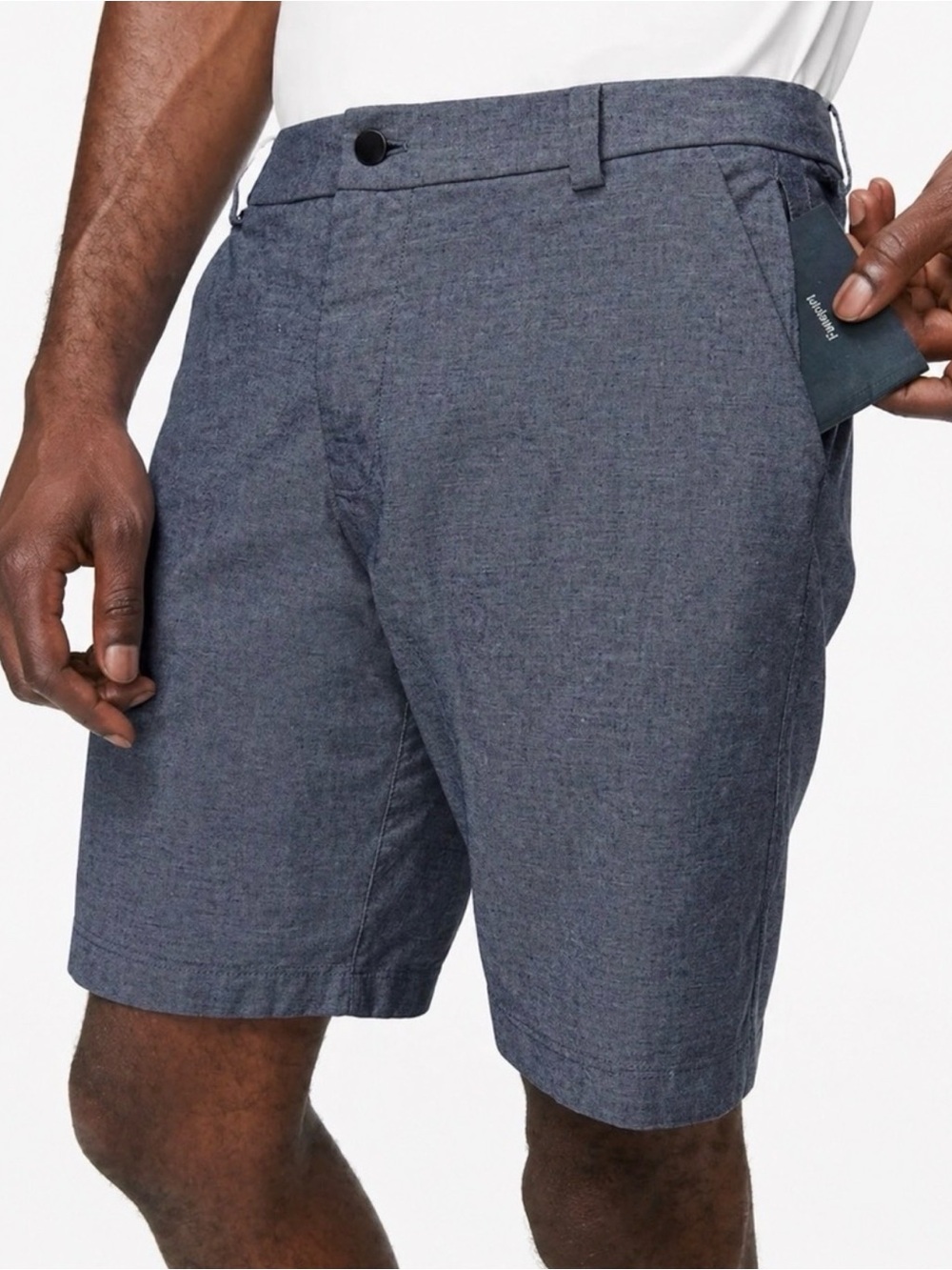 Lululemon The Commission Short in Qwick Oxford Blue Gray